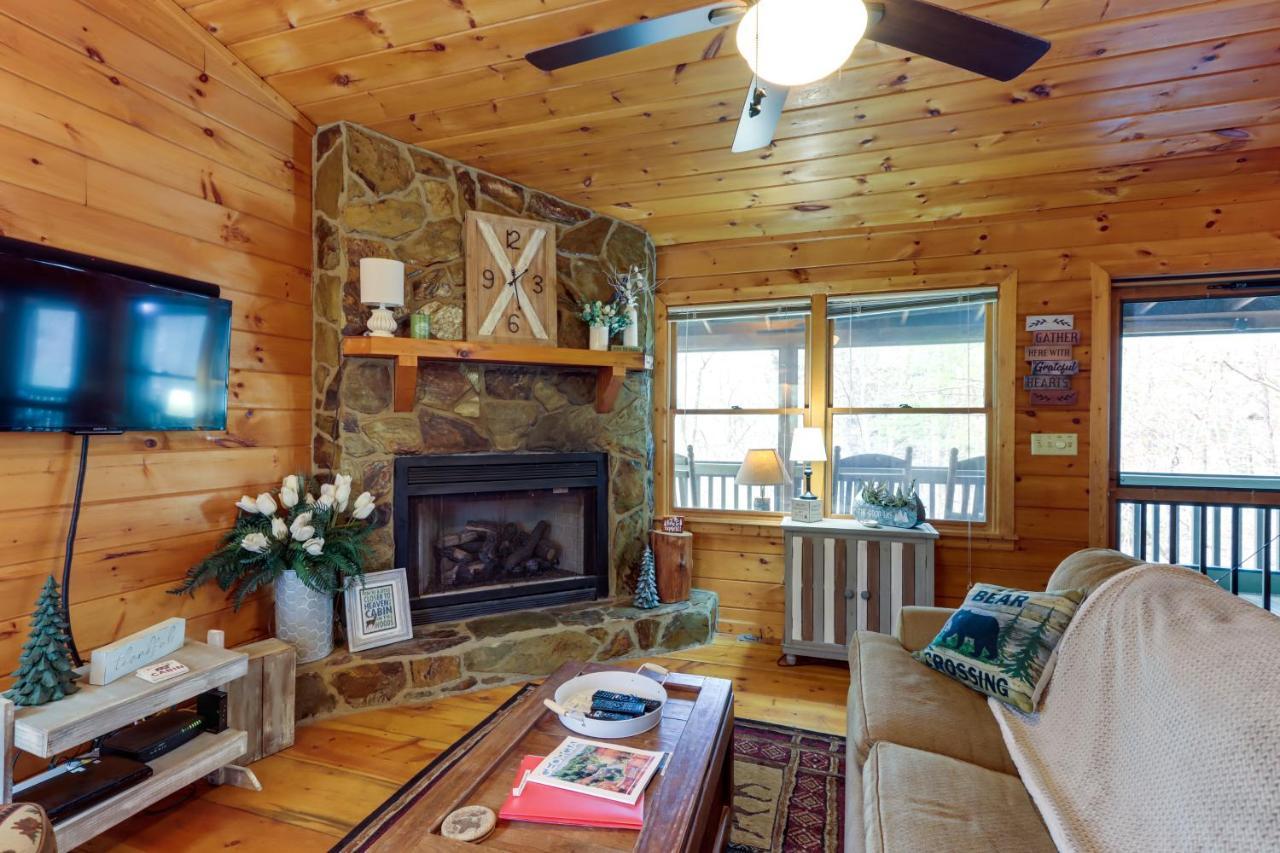 Blue Ridge Cozy Cabin In The Woods With Hot Tub! ภายนอก รูปภาพ