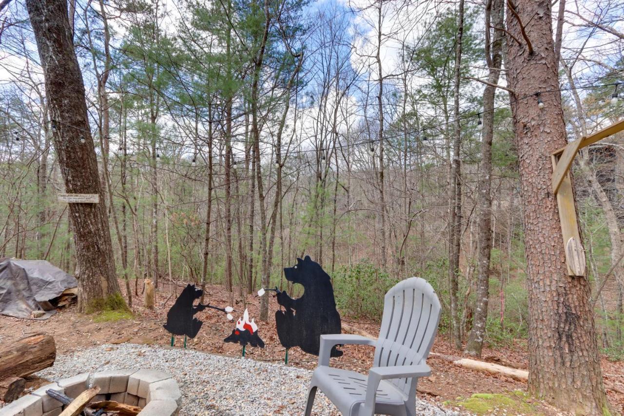 Blue Ridge Cozy Cabin In The Woods With Hot Tub! ภายนอก รูปภาพ