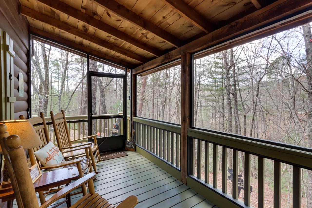 Blue Ridge Cozy Cabin In The Woods With Hot Tub! ภายนอก รูปภาพ