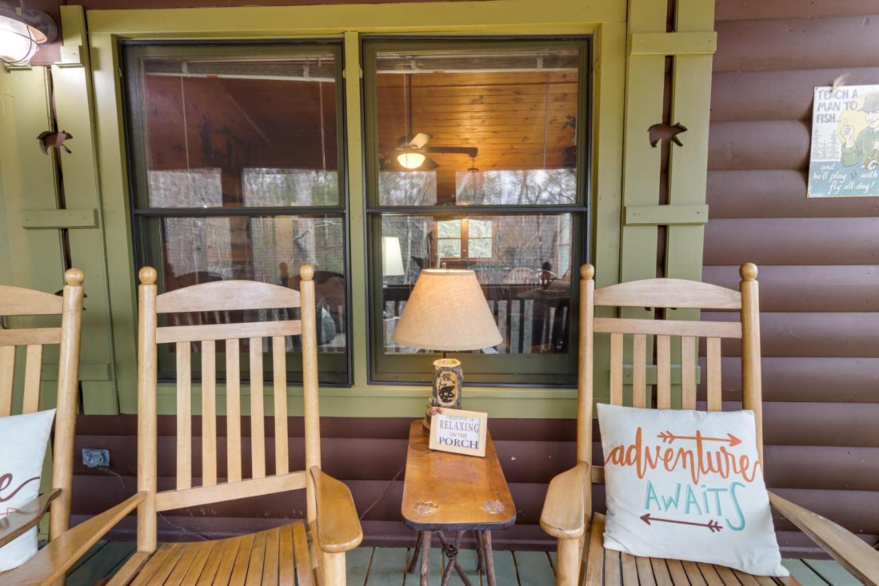 Blue Ridge Cozy Cabin In The Woods With Hot Tub! ภายนอก รูปภาพ